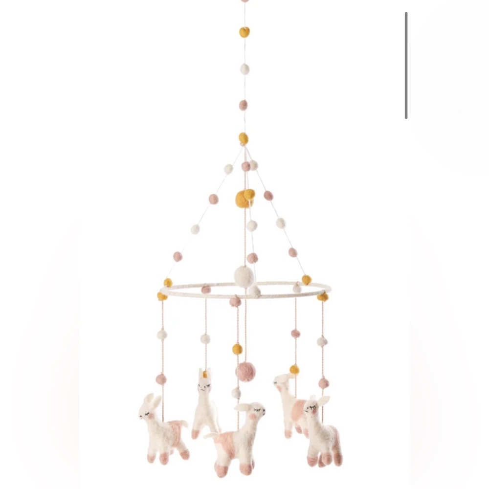 PETIT PEHR PEHR DESIGNS LOVELY LLAMA MOBILE